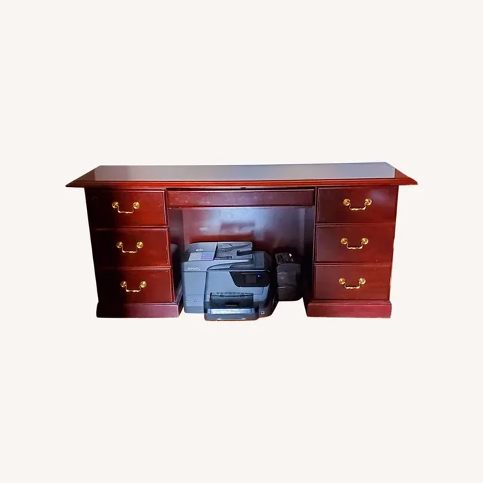Mahogany Wood Desk