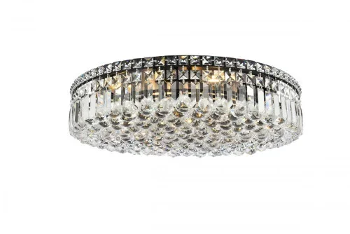 Maxime 24 inch black flush mount (758|V2030F24BK/RC)