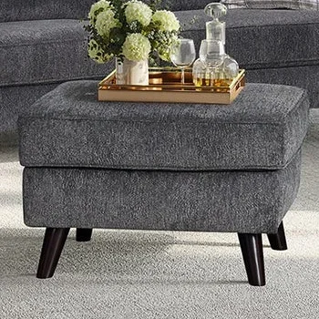 Mid-Century Modern Accent Ottoman