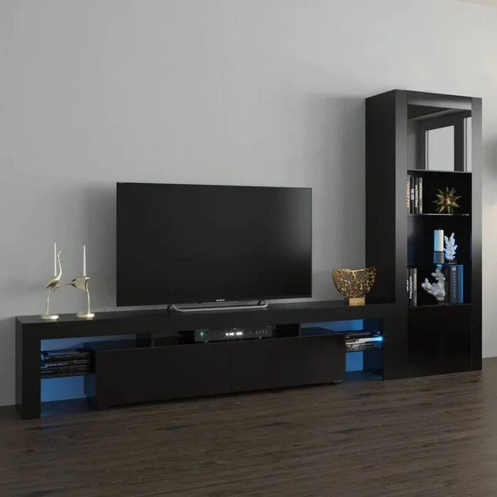 Milano 200-BK Entertainment Center
