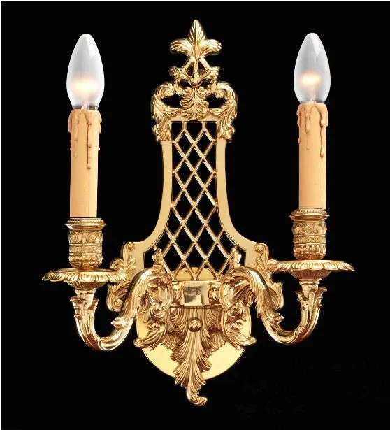 Neo-Classical Style French Gold Wall Light