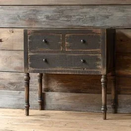 Old World 3 Drawer Accent Console | SHIPS FREE