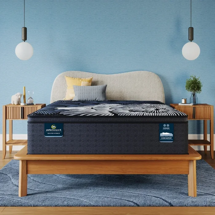 Perfect Sleeper X Max 15″ Hybrid Plush Pillow Top Mattress -King