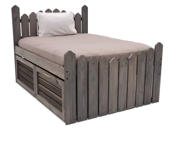 Picket Storage Bed