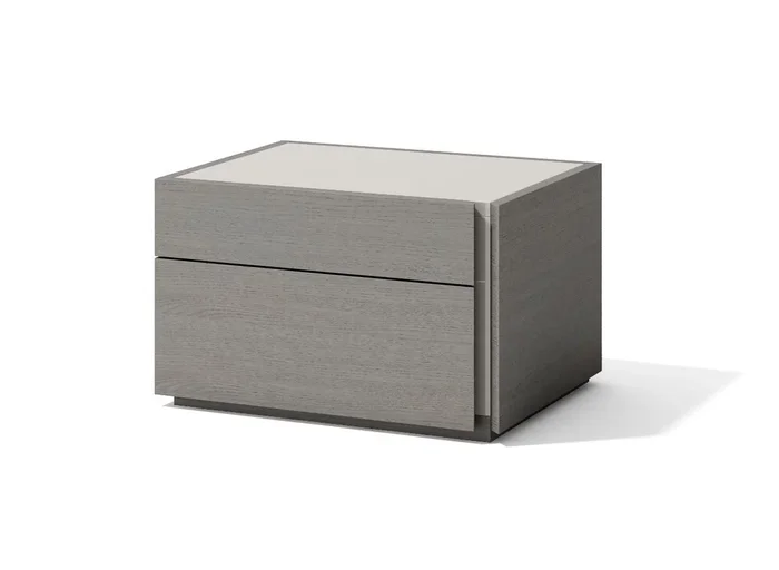 Porto Right Facing Night Stand in Grey 17865-NSR By J&M