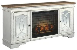 Realyn 74″ TV Stand With Electric Fireplace