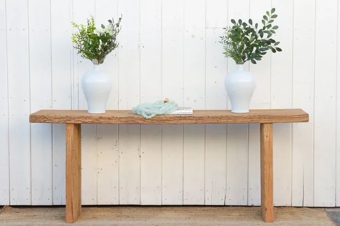 Reclaimed Elm Console Table (Trade)