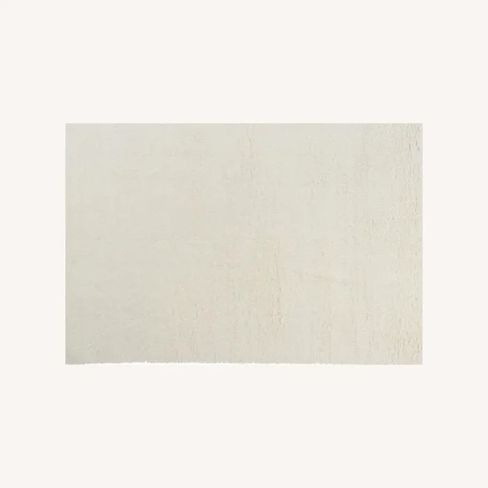Revival Rugs Cream Shag Rug 6X9