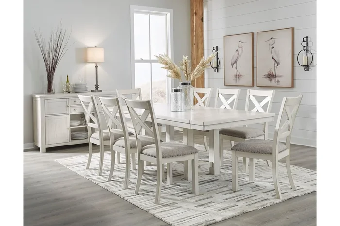 Robbinsdale Table & 8 Chairs By Ashley