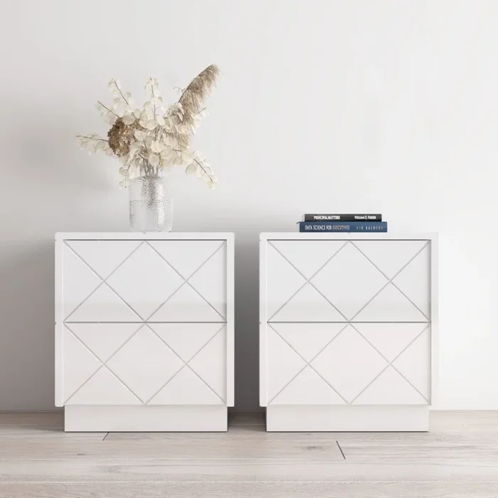 Romb Set of 2 Nightstands