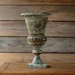 Rustic Weathered Church Urn