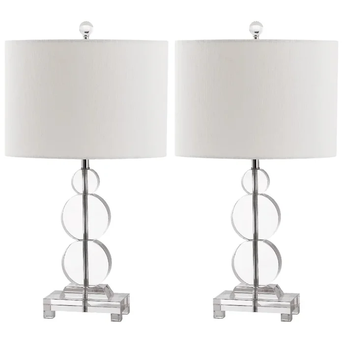 Safavieh Clear Table Lamps – Pair