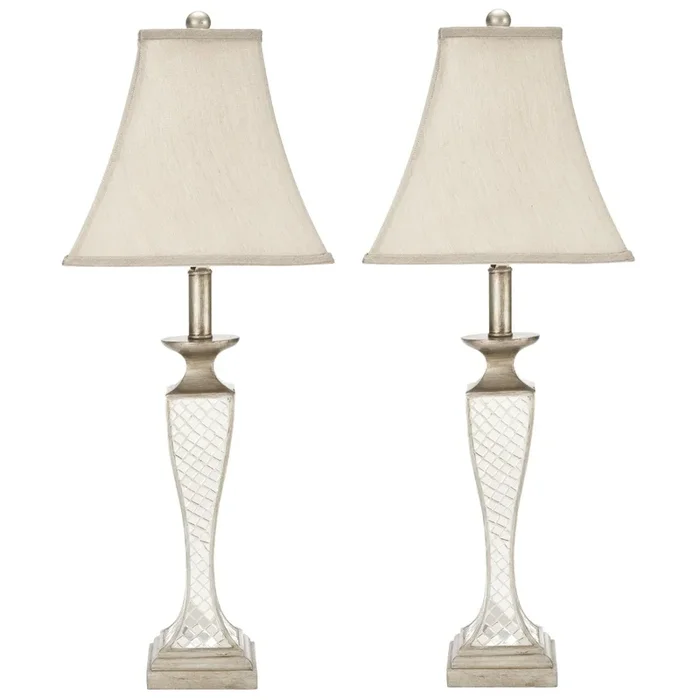 Safavieh Silver Table Lamps – Pair