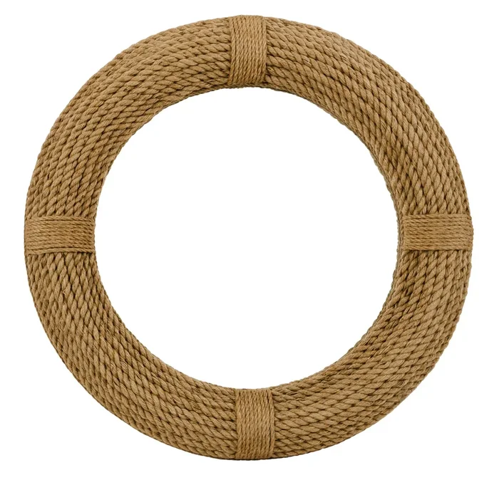 Seaside Charm Circular Rope Accent Mirror