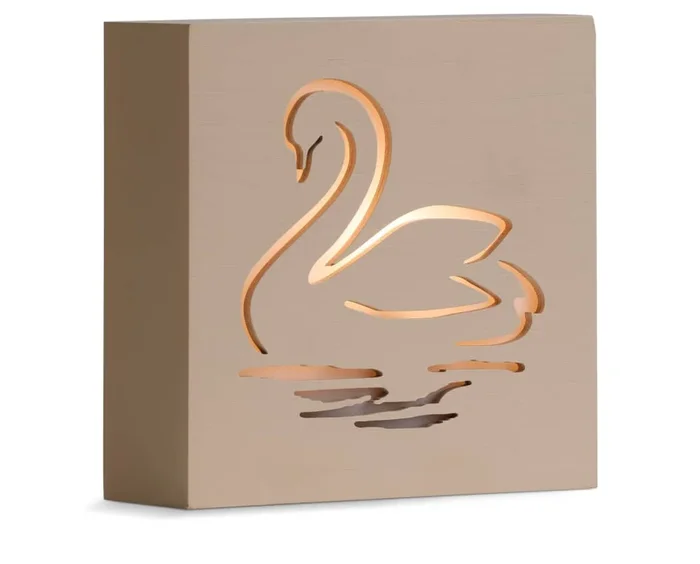 Swan Night Box Lamp