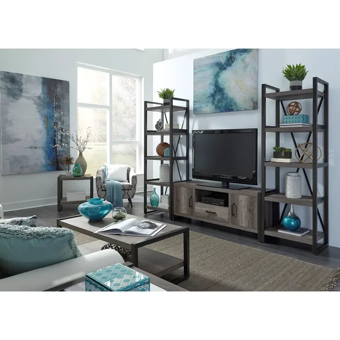 Tanners Creek Entertainment Center with Piers