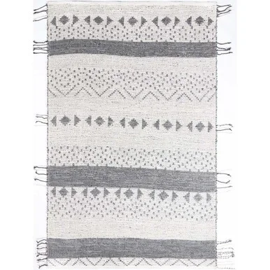 Terra Trail Ivory Indoor/Outdoor Rug – 4 x 6