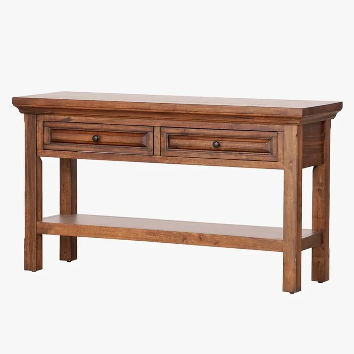 Traditional 2-Drawer Sofa Table
