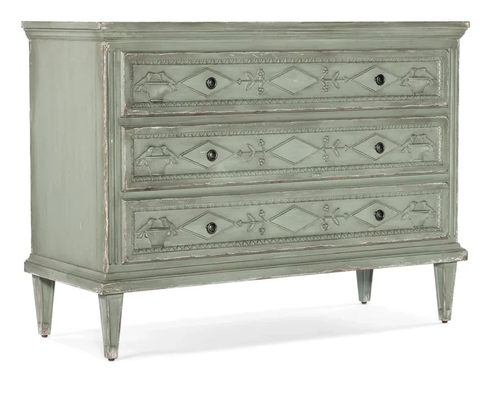 Transitional 3-Drawer Accent Chest