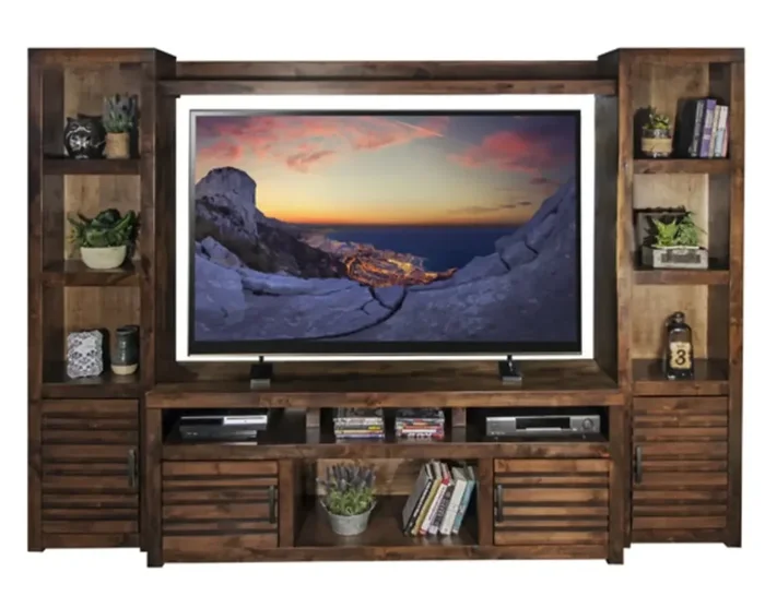 Transitional Entertainment Center Contemporary Black Hardware