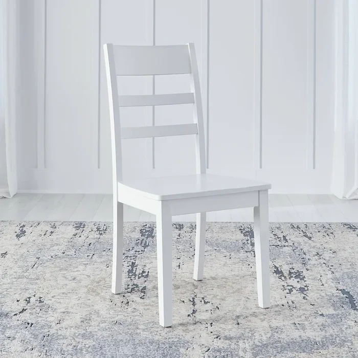 Transitional Ladderback Dining Side Chair (RTA)