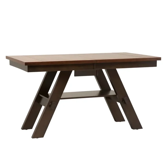 Transitional Trestle Gathering Table