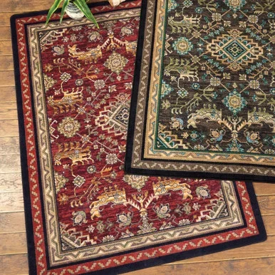 Tribal Echoes Rosewood Rug – 8 x 11