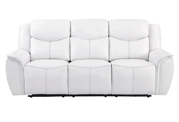 U5987 BLANCHE WHITE POWER RECLINING SOFA