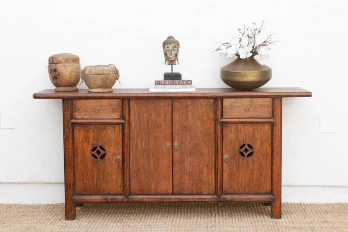 Vintage Provincial Tuan Sideboard Cabinet