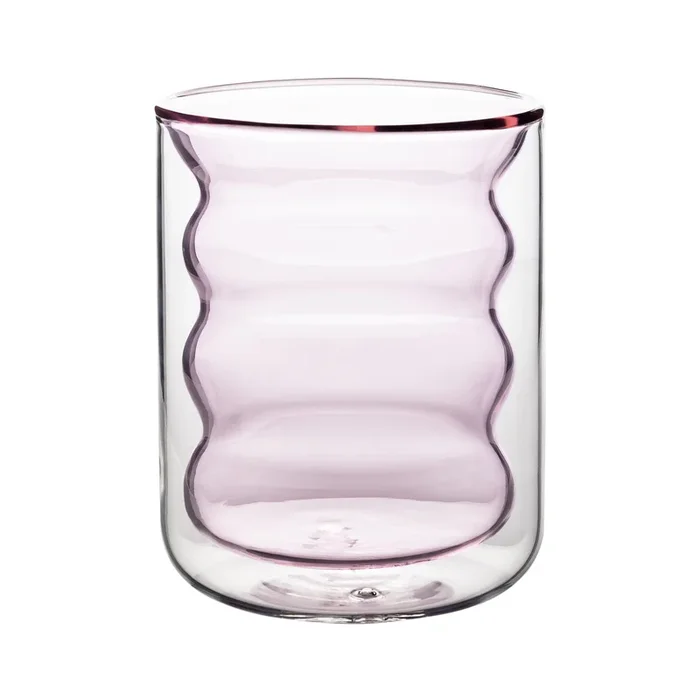 Waves Blush Water Glass – Set of 4