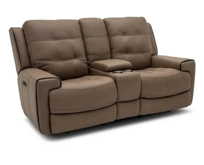 Wicklow Power Reclining Console Loveseat