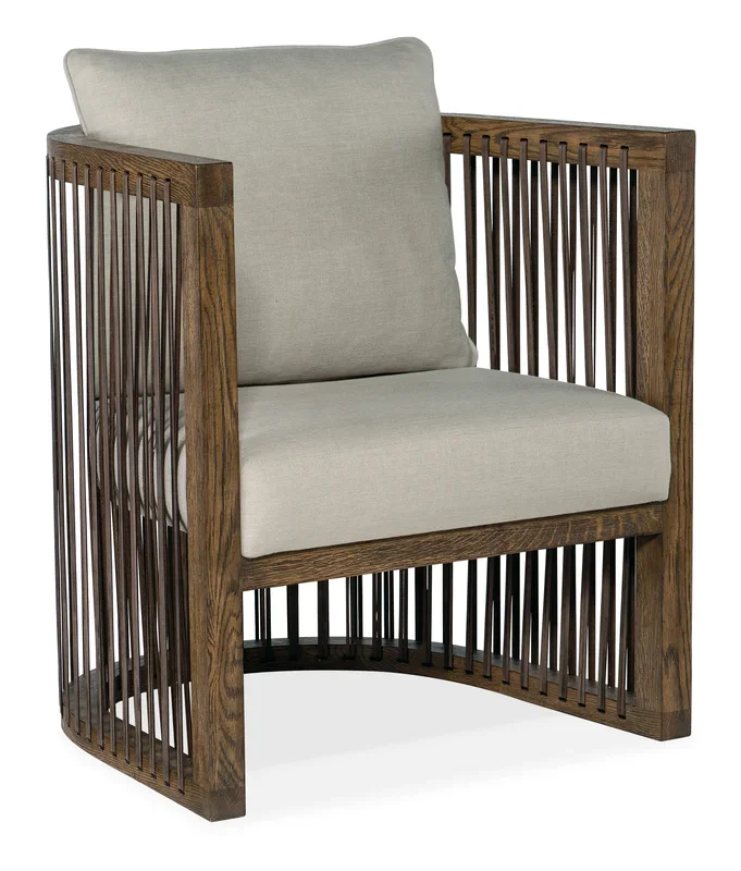 Wilde Boho Club Chair with Leather Strapping