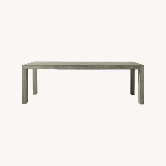 Williams Sonoma Larnaca Outdoor Teak Extendable Table