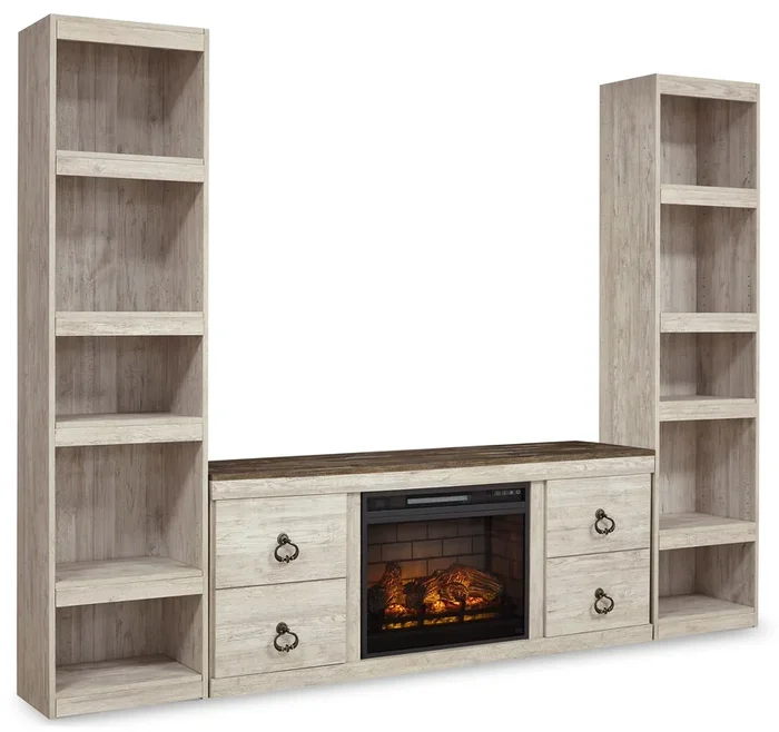 Willowton Entertainment Center w/ Fireplace