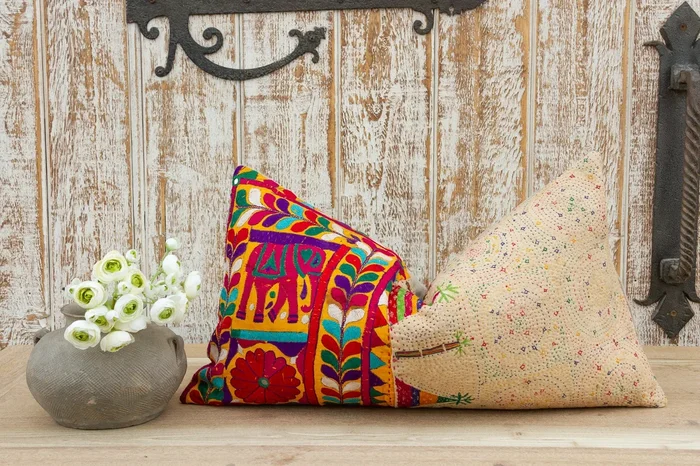 Zeyar Antique Tribal Grain Sack Pillow (Trade)
