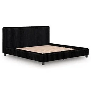 Zuraleus King/california King Upholstered Headboard/footboard/roll Slats