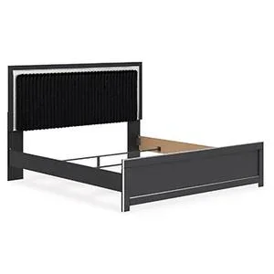 Zuraleus King Upholstered Panel Headboard
